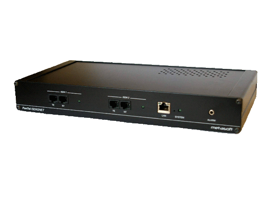 Autonominis skaitmeninių ISDN BRI (2B+D) linijų 4 kanalų automatinis pokalbių įrašymo įrenginys Fontel ISDN2NET